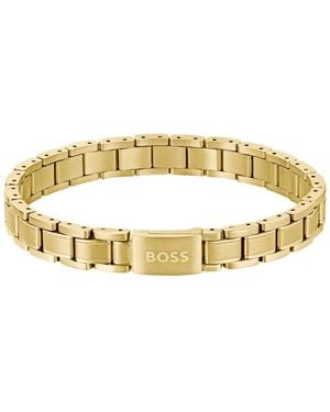 BOSS Tone Cuff With Engraved Logo - Metallic