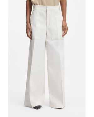 BOSS White Women's Formal Pants Size 4