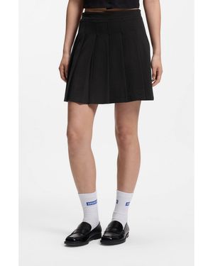 HUGO Pleated Skirt - Black