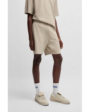 HUGO Light Beige Men's Shorts Size M - Natural