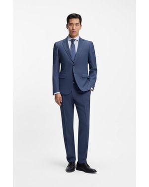 BOSS Two-Piece Slim-Fit Suit - Blue