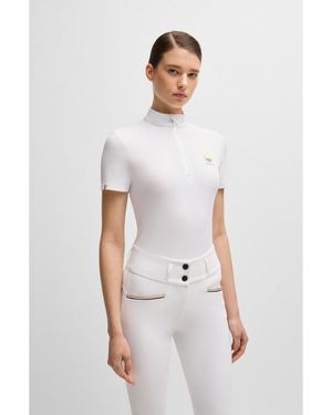 BOSS Equestrian Show Shirt - White
