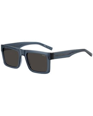 HUGO Transparent- Sunglasses With Lenses - Blue