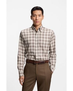 BOSS Regular-Fit Shirt - Brown