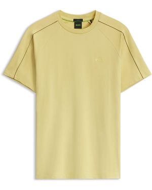 BOSS Regular-Fit T-Shirt - Geel