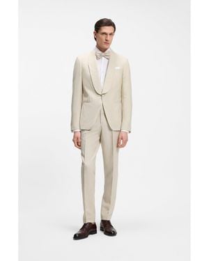 BOSS Two-Piece Slim-Fit Tuxedo Suit - White