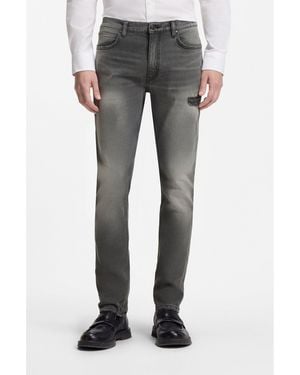 HUGO Extra-Slim-Fit Jeans - Grey