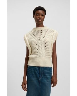 BOSS White Women's Casual Tops Size S - Black