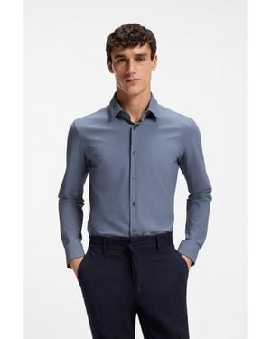 BOSS Slim-Fit Shirt - Blue