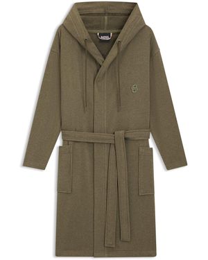 BOSS Hooded Bathrobe - Green