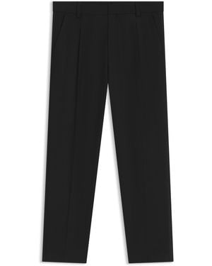 HUGO Modern-Fit Hose Aus Strukturiertem Stretch-Gewebe - Schwarz
