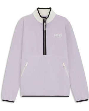 BOSS Felpa Da Equitazione - Viola