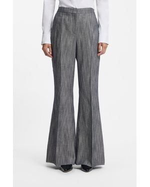 BOSS Patterned Women's Formal Pants Size 4 - Gray