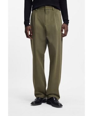 HUGO Modern-Fit Trousers - Green