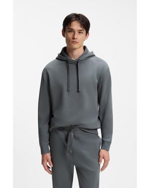 HUGO Cotton Hoodie - Grey