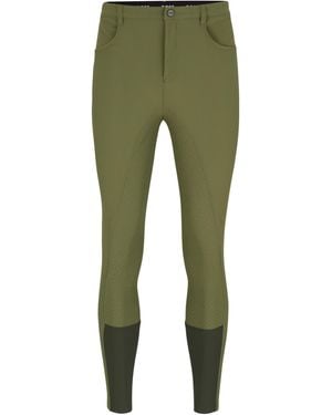 BOSS Equestrian Breeches With Full Grip - Green