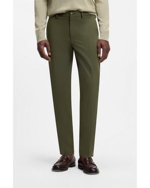 BOSS Slim-Fit Trousers - Green