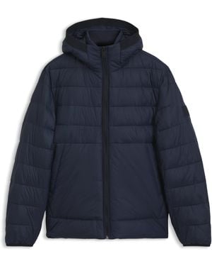 BOSS Wasserabweisende Jacke Mit Fischgrät-Tape - Blau