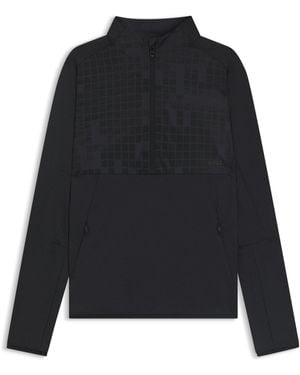BOSS Active Half-Zip Sweatshirt - Black