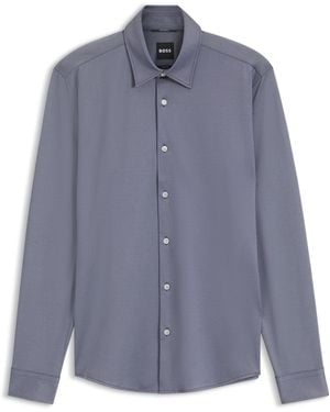 BOSS Camicia Slim Fit - Blu