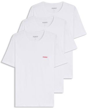HUGO 3 Pack Lounge T-shirts - White