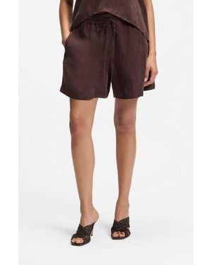 BOSS Regular-Fit Shorts - Brown