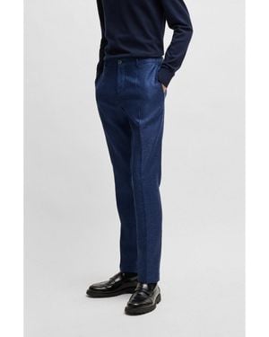 BOSS Formal Trousers - Blue