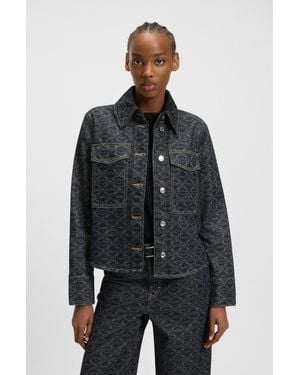 HUGO Dark Blue Women's Your Way Size S - Black