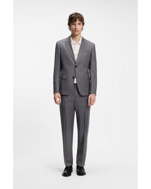 HUGO Two-Piece Slim-Fit Suit - Grey