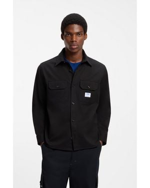 HUGO Oversized-Fit Shirt - Black