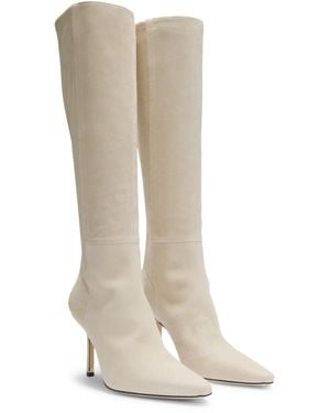 BOSS Knee Boots - Natural