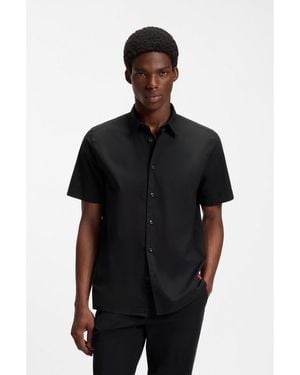 HUGO Relaxed-Fit Shirt - Black