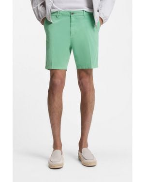 BOSS Modern-Fit Shorts - Green