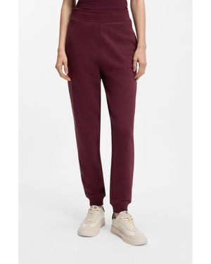 HUGO Cotton-Terry Tracksuit Bottoms With Embroidered Logo