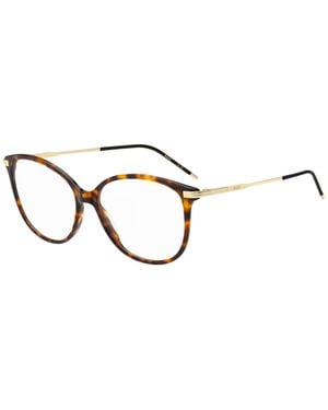 BOSS Havana-Acetate Optical Frames With-Tone Temples - Metallic