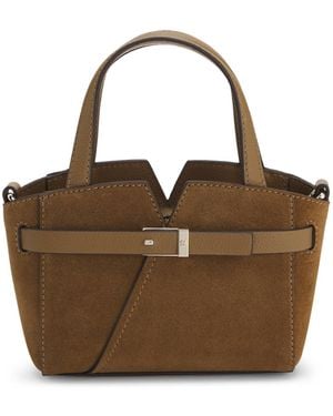 BOSS Revers Mini Tote Bag - Brown
