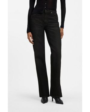 HUGO Straight-Fit Jeans - Black