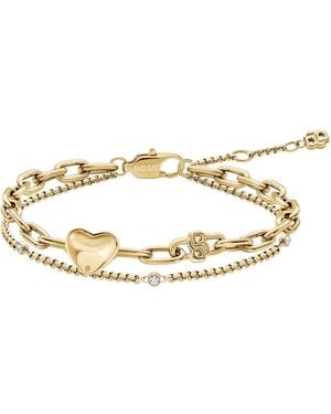 BOSS Feines Armband Mit Logo-Details - Mettallic