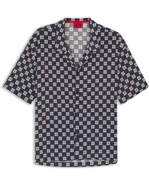 HUGO Camisa Relaxed Fit Con Estampado De Flores - Multicolor