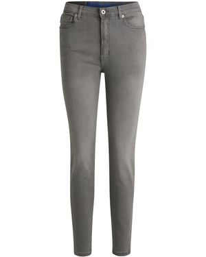 HUGO Skinny-Fit Jeans Van Stretchdenim - Grijs