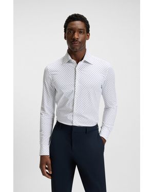 BOSS Green Men's Shirts Size 14.5 - White