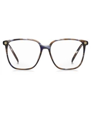 BOSS Monture Optique En Acétate Havana Avec Monogrammes Double B - Multicolore
