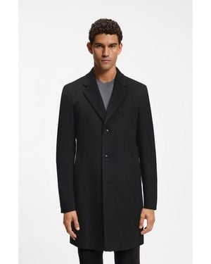 BOSS Slim-Fit Formal Coat - Black