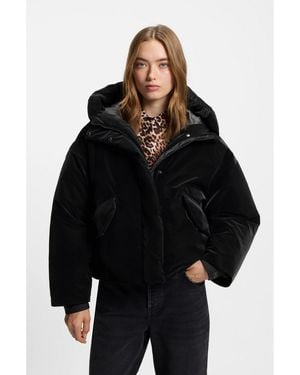 HUGO Water-Repellent Jacket With Elasticated Logo Cuffs - Black