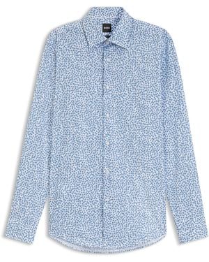 BOSS Camicia Business Slim Fit - Blu