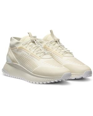 BOSS X Gore-Tex Ttnm Evo Trainers With Waterproof Finish - White
