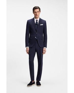 BOSS Two-Piece Slim-Fit Suit - Blue