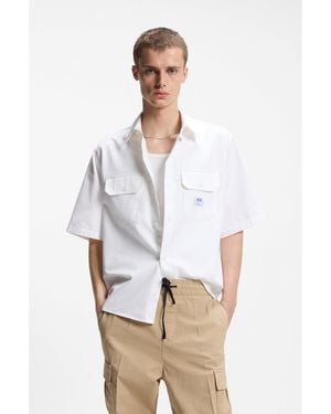 HUGO Oversized-Fit Shirt - White