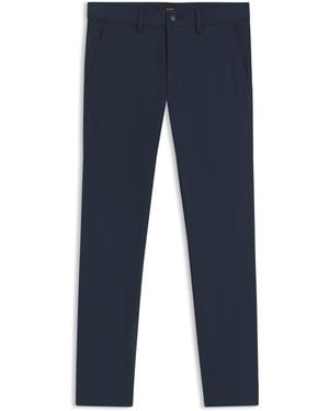 BOSS Slim-Fit Chino Aus Elastischem Twill - Blau