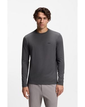 BOSS Long-Sleeved T-Shirt - Black